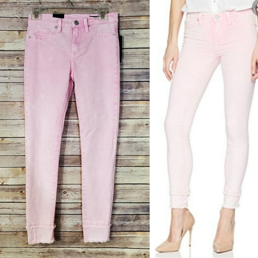 Blank NYC The Reade Crop Skinny Pink Pants 27 - Picture 2 of 8